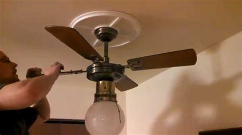 Use the adhesive weight to add counterbalance to your fan blade. Ceiling Fan Blade Balancing - Andy's Slimline Project Part ...