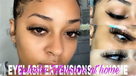 14 days retention for one lash extension, say goodbye to the everyday false eyelashes and magnetic eyelashes. DIY LASH EXTENSIONS AT HOME || BEGINNER FRIENDLY ...