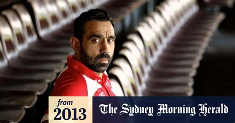 Adam holds an elite place in afl history, winning two brownlow medals and two premierships. Adam Goodes named NSW Australian of the Year