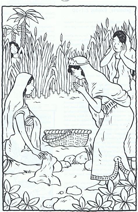 On top of the free printable baby moses coloring pages, this post includes… just click on any of the coloring pages below to get instant access to the printable pdf version. Baby Moses coloring sheet | Kids colouring sheets | Pinterest