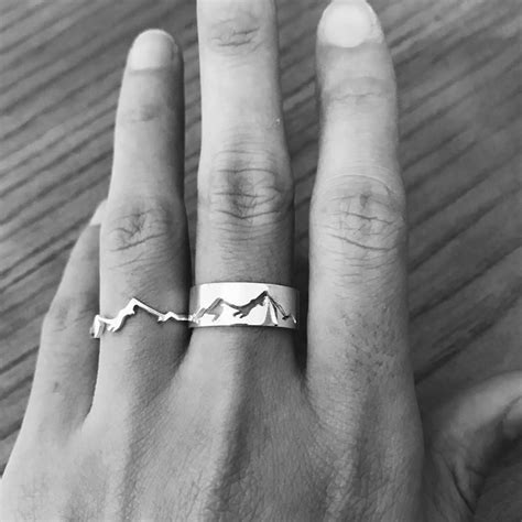 Check out our his and hers undies selection for the very best in unique or custom, handmade pieces from our shops. Mountain Matching Promise Ring Set His and Hers Ring ...