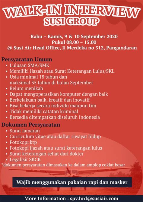 Angga yuda tempat/tgl lahir : Lowongan Kerja Lulusan SMA/SMK di Susi Air & Marine Group 2020 - Campusnesia.co.id