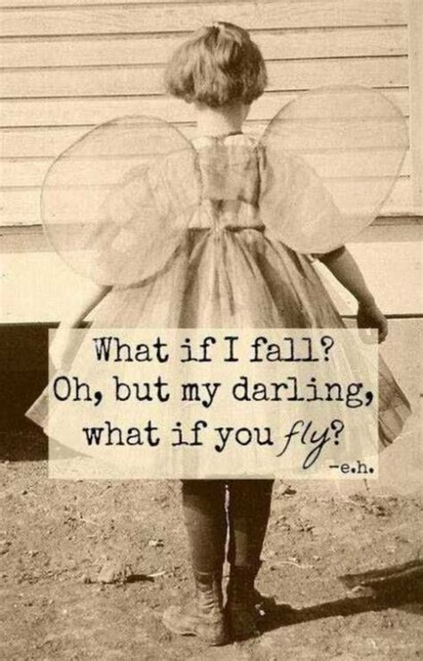 Something like 'what if you fall, my darling? vintage photos on Tumblr