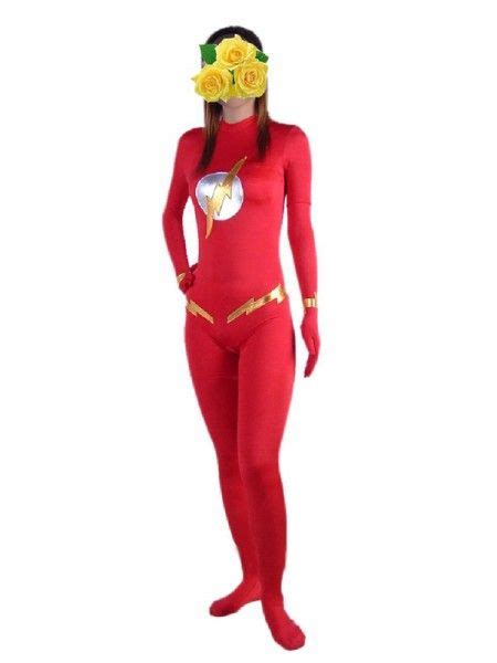 Ideal for retail window displays. The Flash Red Spandex Superhero Costume No Hood | Flash ...