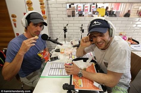 May 27, 2021 · the show's host hamish macdonald and sydney liberal mp dave sharma were. Hamish and Andy vomit in attempt to eat McDonalds menu ...