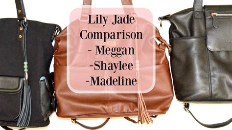 Madeline brown leather diaper bag by lily jade | lily jade diaper bags are committed to keeping mama's hands free so she can enjoy allll the snuggles!! Comparison of Lily Jade Bags - YouTube