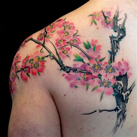 This simple, yet beautiful cherry blossom tattoo is the perfect symbol of pureness. 75+ Best Japanese Cherry Blossom Tattoo - Designs ...