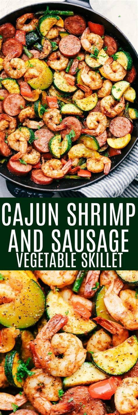 And when the scars heal, the pain passes, as hope burns, we rise from the ashes! Cajun Shrimp and Sausage Vegetable Skillet is the BEST 20 ...