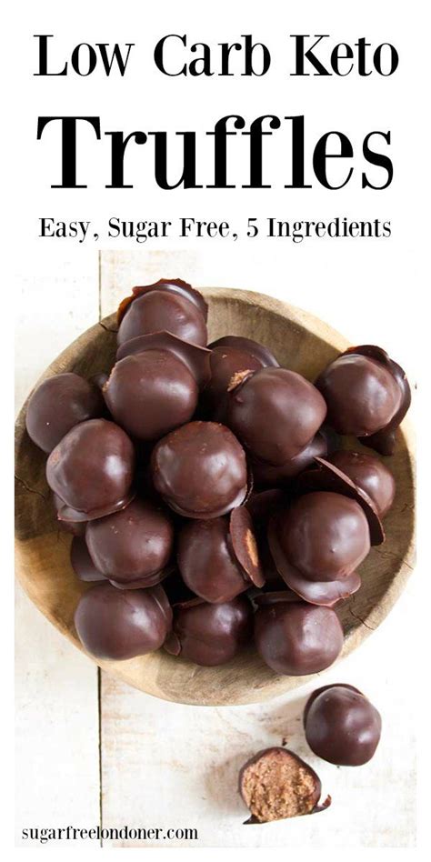 They are gluten free and make the perfect low carb dessert or snack! Keto truffles made with almond butter and a sugar free ...
