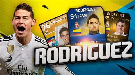 James david rodríguez rubio (i̇spanyolca telaffuz: JAMES RODRIGUEZ - TODAS AS CARTAS NO FIFA - YouTube