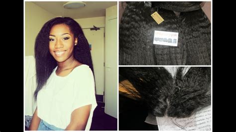 Shop clip in hair extensions, wefted hair bundles & wigs. Kinky Time! (KinkyCurlyYaki - Coarse Yaki) - YouTube