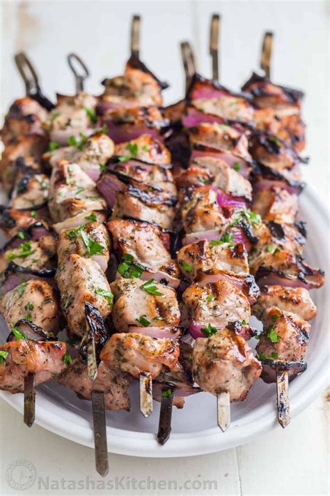 Just season and bang into the oven while pork tenderloin is often sold in individual packages in the meat section of the grocery store. How to serve kabobs with pork tenderloin kabobs on skewers ...