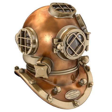 A diving helmet is a rigid head enclosure with a breathing gas supply used in underwater diving. Pin by Sophie S on Clothing | Deep sea diving suit, Diving ...