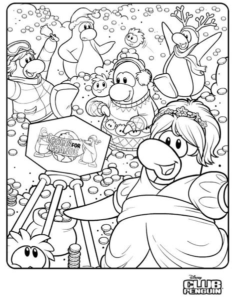 Wondering what club penguin is? Club Penguin Coloring Pages Ninja