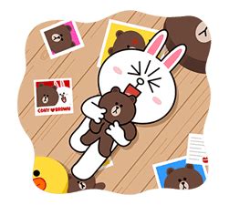 Brown & Cony's Big Love Stickers sticker #11470499 | Love stickers, Cute love gif, Big love