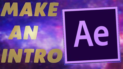 Intro hd is site free after effects templates and download templates after effects intros and adobe premiere shared projects and final cut pro templates and video effects and much more. How To Make An Intro - Adobe After Effect CC - YouTube