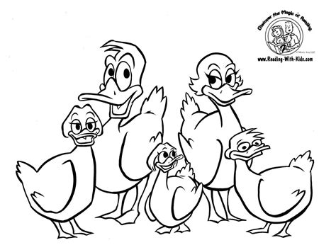 600x776 duck coloring pages cute little duck coloring page donald duck. Five Little Ducks Coloring Sheet #FairyTale #FairyTales ...