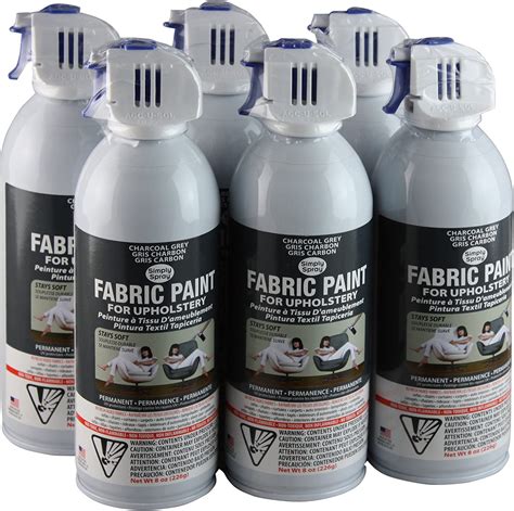 Amazon.com: Simply Spray Upholstery Fabric Spray Paint 8 Oz. Can 6 Pack ...