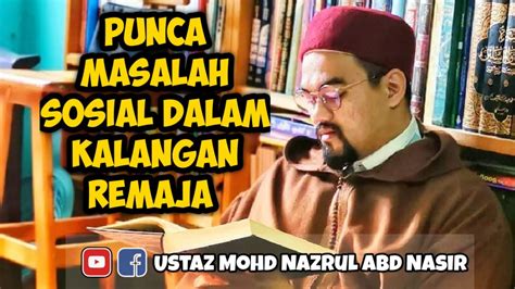 Pada zaman yang serba canggih ini, pelbagai teknologi telah dibangunkan untuk biasanya, remaja adalah mereka yang berada dalam lingkungan umur belasan tahun. Punca Masalah Sosial dalam Kalangan Remaja - YouTube