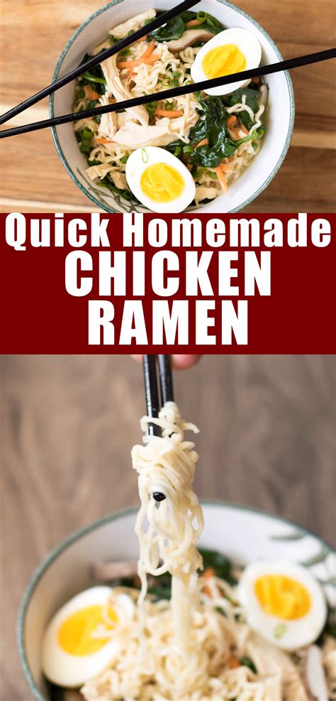 See more ideas about asian recipes, cooking recipes, recipes. Quick Homemade Chicken Ramen | Recipe | Main dish recipes ...