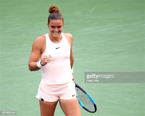 Maybe you would like to learn more about one of these? Maria Sakkari of Greece celebrates a set in her match ...