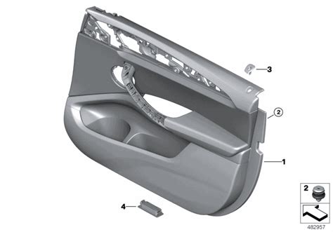 Engines and performance upgrades engineered by bmw m create an unforgettable sports activity the available m sport differential generates a precise locking effect optimized for rear wheel bias hit the road to anywhere in the bmw x3 m40i. 2019 BMW X3 M40i(G01) Door Trim Panel - BMW Parts Deal