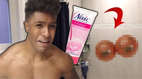 It feels itchy down that. I put NAIR on my BALLS! - YouTube