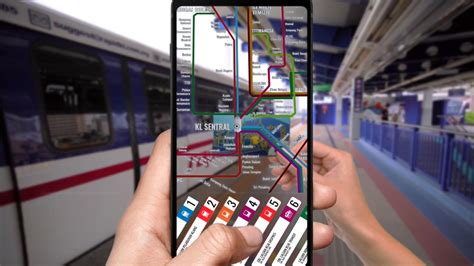 No data or internet connection needed. MXR - Web AR Klang Valley Integrated Transit Map - Ministry XR