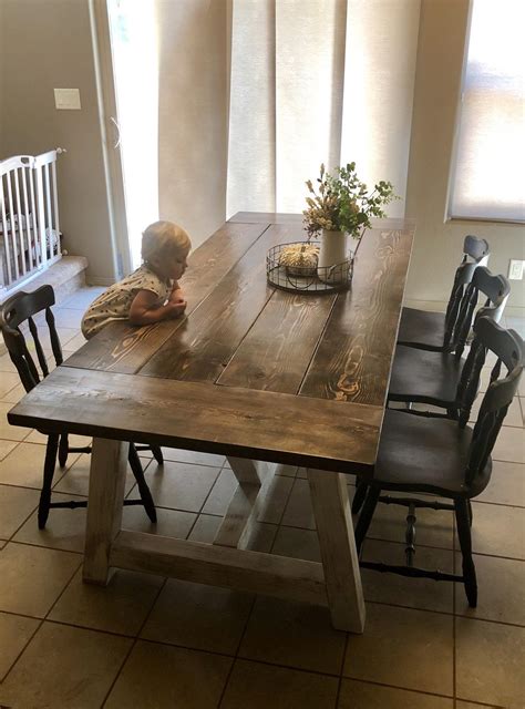 Our shelves are made in the usa and built custom order. First Farmhouse Kitchen Table & Floating Shelves | Ana White