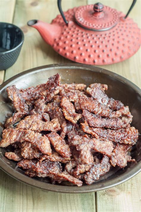 Mongolian beef and hunana pork entrees were both prepared with a seitan based fake meat. Crispy and Sticky Mongolian Beef - GastroSenses | Recipe ...