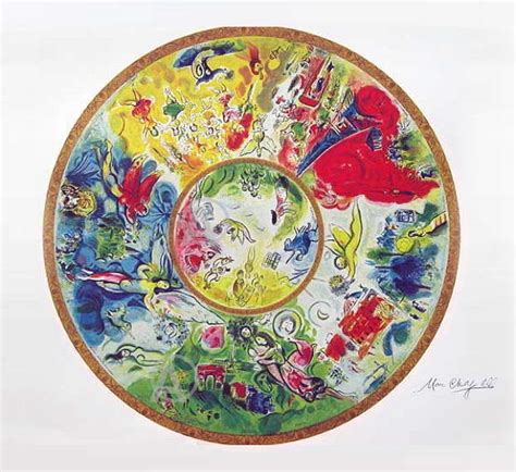 It was in 1960 that painter marc chagall was commissioned to paint the ceiling of the opera garnier. Marc Chagall Signed Paris Opera Ceiling S/n W/coa - Modern ...