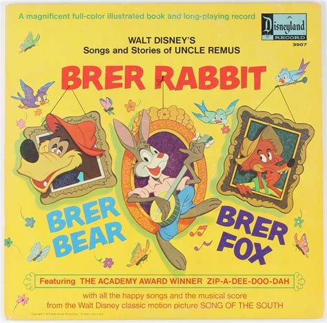 Check spelling or type a new query. 1970 Disney Vintage "Brer Rabbit" Vinyl LP Record Album ...