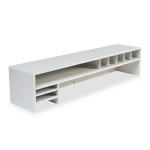 Corliving folio three drawer desk with low profile hutch. Safco Low-Profile Desktop Organizer - SAF3671GR - Shoplet.com