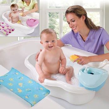 The included sling keeps baby safe in the tub during bath time and the one of a kind splash guards make it the summer newborn to toddler bath center and shower is a very unique offering for a baby bathtub. Comfortable Bath Time Essentials For Little One - Newborn ...