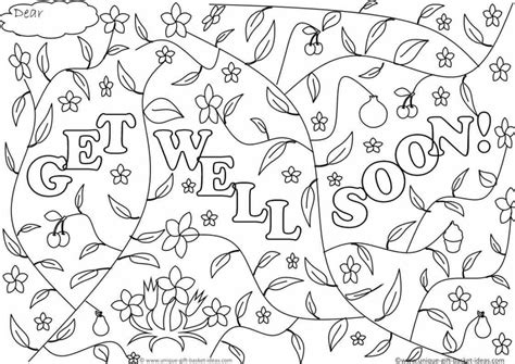 From roses and lilies to germinis and carnations, our beautiful get well soon bouquets are guaranteed to. Feel Better Soon Coloring Pages at GetColorings.com | Free ...