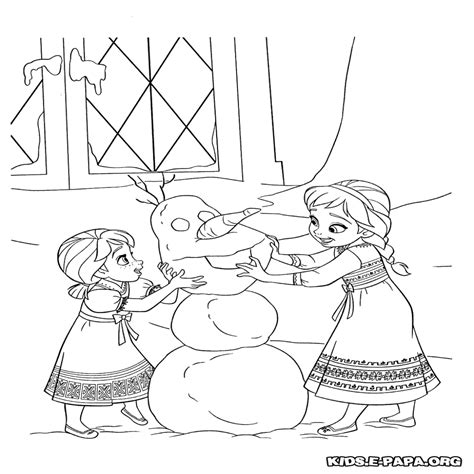 Schöne elsa färbung auf dem hintergrund ihres schlosses. Malvorlagen Eiskönigin Elsa Und Anna | Ausmalbilder
