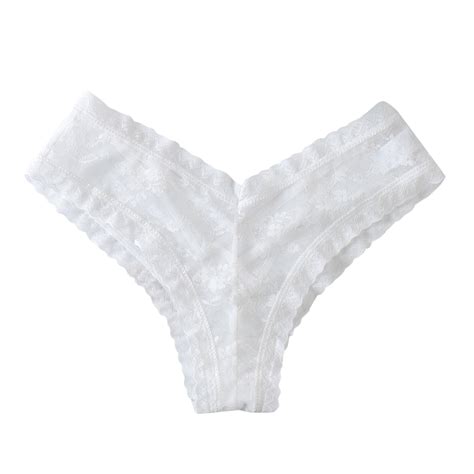 ZRBYWB Women's Panties Low Waist Striped Tangas No Show Bikini Thongs
