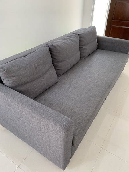 To meet your needs in both comfort and space, sofa beds would be a great addition to your home. Jual IKEA Friheten Sofa Bed Dark Grey Abu MINT di lapak ...