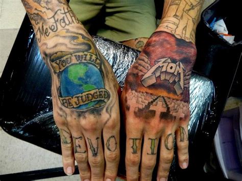 Metallica tattoo, san francisco (san francisco, california). Metallica tattoo hands by Mully : Tattoos