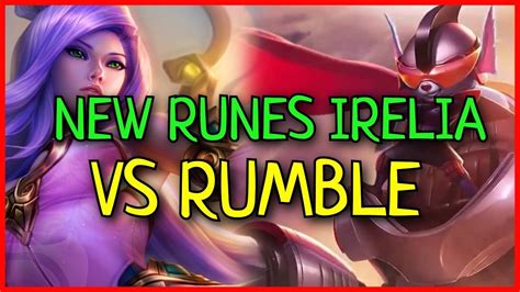 Check spelling or type a new query. IRELIA VS RUMBLE 7.22 - TESTING NEW RUNES - (League of ...