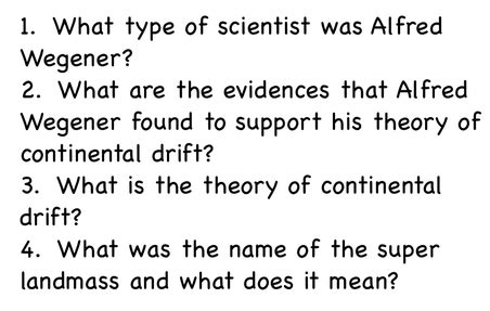 Geology year 10 plate tectonics quiz. Unit 3