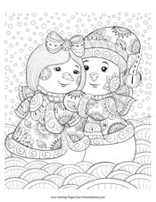 After the holiday season has passed, keep coloring all winter long! Winter Coloring Pages • FREE Printable PDF from PrimaryGames