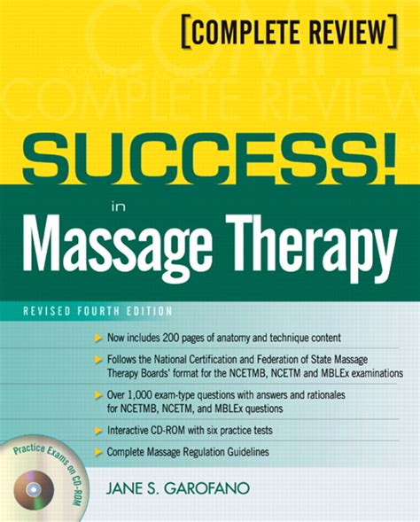 This may depend on the state you live in. Garofano, Pearson's Massage Therapy Exam Review, 5th Edition | Pearson