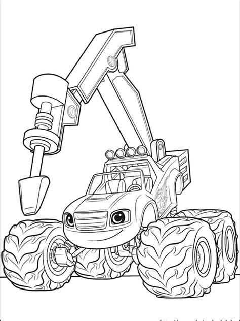 Stripes blaze and the monster machines coloring pages kids. blaze and the monster machine printable coloring pages ...