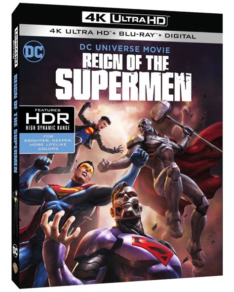 Readjust those countdown clocks, superhero people. Reign of the Supermen Digital Blu-ray Gets January 2019 ...