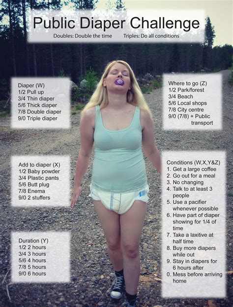 Diaper punishment and changed in a diaper sissy.: Public Diaper Challenge - Fap Roulette