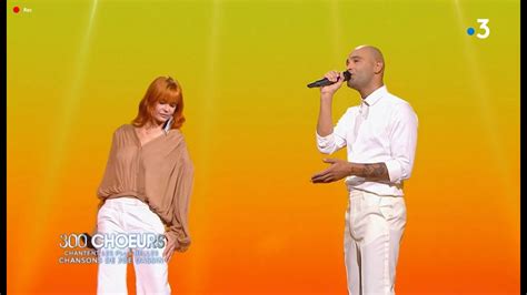 Extrait des auditions finales de the voice du. Axelle Red et Ycare - "A toi" LIVE - 300 chœurs chantent ...