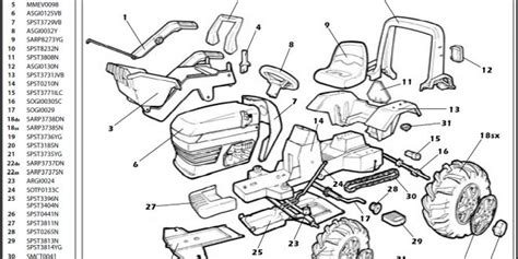 Lawn mower a a lawn mower is a machine that uses a revolving blade or blades to cut a lawn at an even length. John Deere Riding Lawn Mower Parts Diagram | The Garden