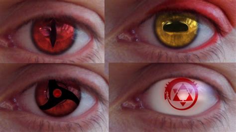A blender vfx tutorial with 3d editor and compositor. REAL LIFE Anime Eyes #2 (Mangekyou, Jagan, Sennin ...