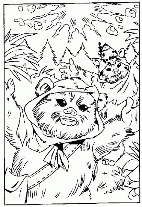 From simple and easy christmas images to elaborate adult designs, we have all of the best printable star ornament coloring pages. Ewok Coloring Pages - Coloring Home